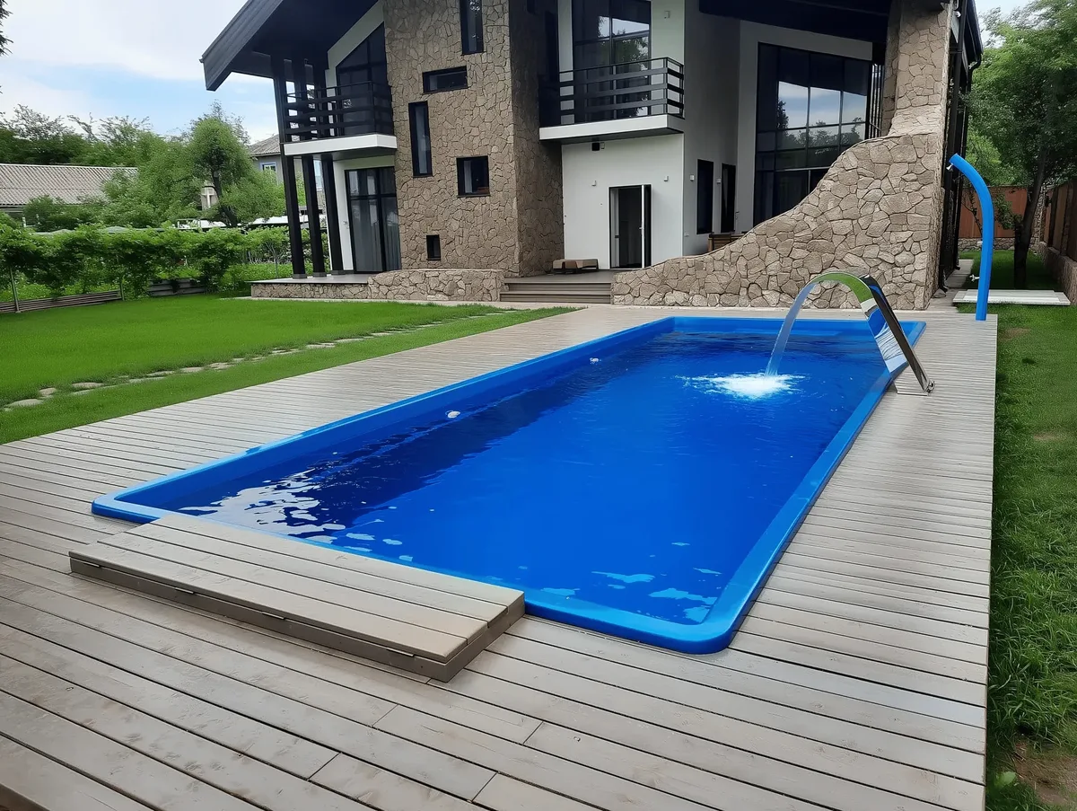 Композитный бассейн Laguna 9 — вид сверху в Новороссийске