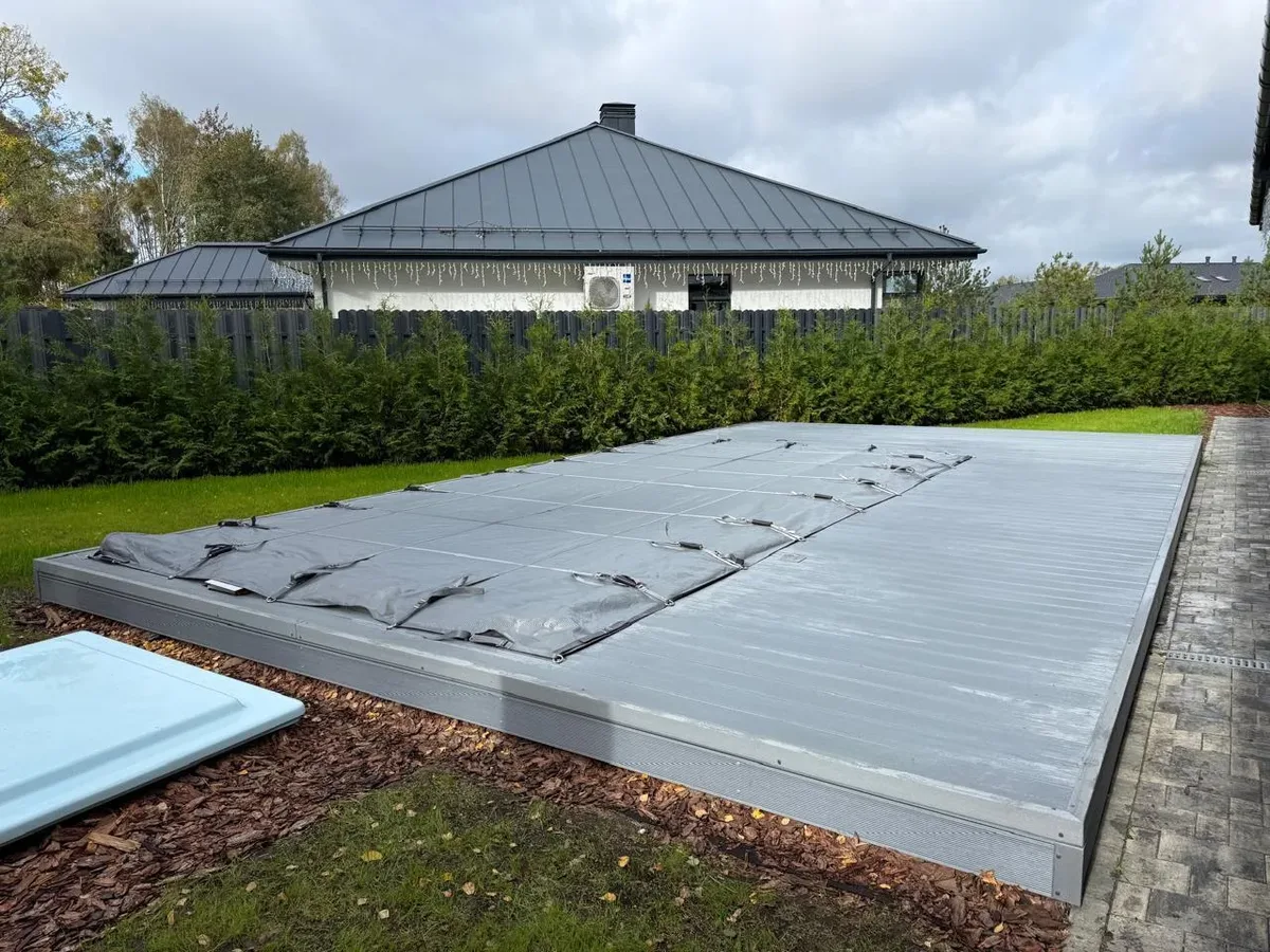 Покрывало Laguna Cover Mesh — установка в Новороссийске