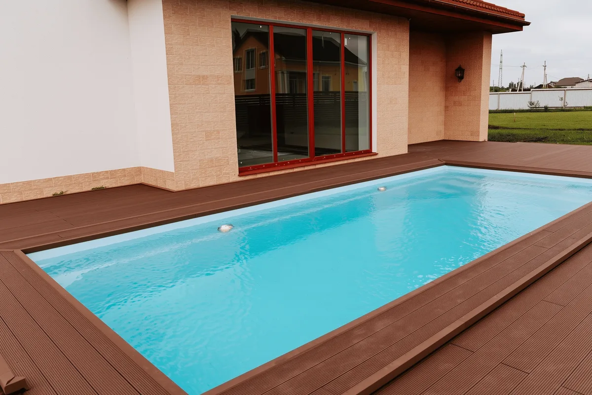 Композитный бассейн Laguna 8 — вид сверху в Новороссийске